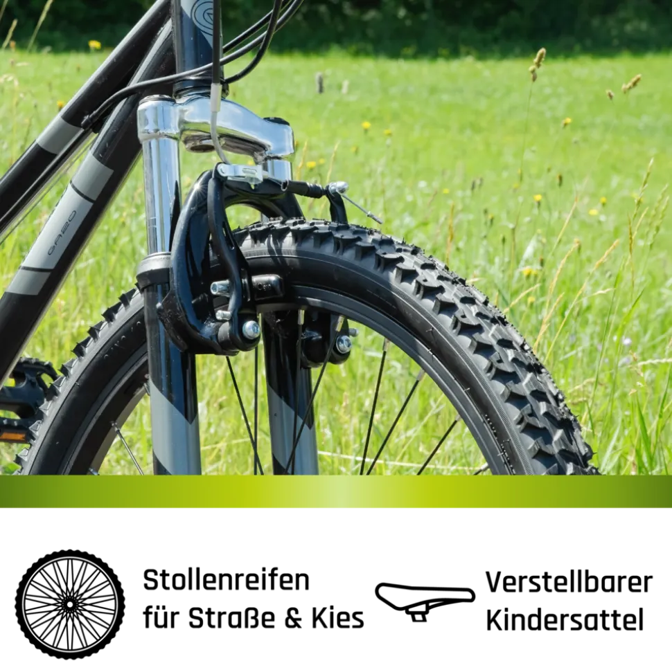 Galano GA20 Jugendfahrrad 24 Zoll Mountainbike 130 - 145 cm 21 Gänge Mädchen Jungen Fahrrad ab 8 Jahre MTB Hardtail Jugendrad V-Brakes
