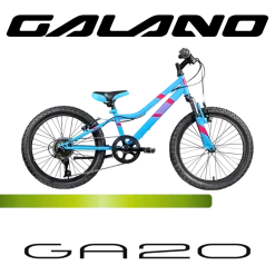 Galano GA20 Kinderfahrrad 20 Zoll 120 - 135 cm Mädchen Jungen Fahrrad ab 5 Jahre Mountainbike 7 Gänge MTB Hardtail Kinder Fahrrad