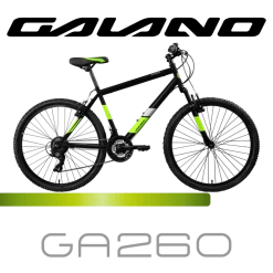Galano GA260 26 Zoll Mountainbike 160 - 185 cm MTB Hardtail Fahrrad 21 Gänge V-Brakes Jugendliche unisex
