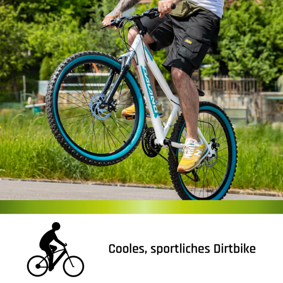 Galano G600 Dirtbike Fahrrad 26 Zoll für Jugendliche und Erwachsene 145 - 165 cm Mountainbike Dirt Bike Cross MTB