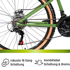 Galano G600 Dirtbike Fahrrad 26 Zoll für Jugendliche und Erwachsene 145 - 165 cm Mountainbike Dirt Bike Cross MTB