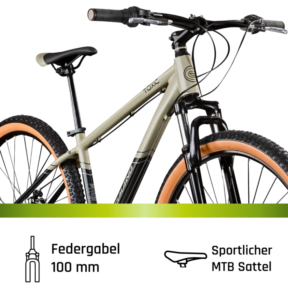 Galano Toxic Mountainbike Hardtail 29 Zoll 155 - 190 cm MTB Fahrrad 21 Gang Federgabel Scheibenbremsen