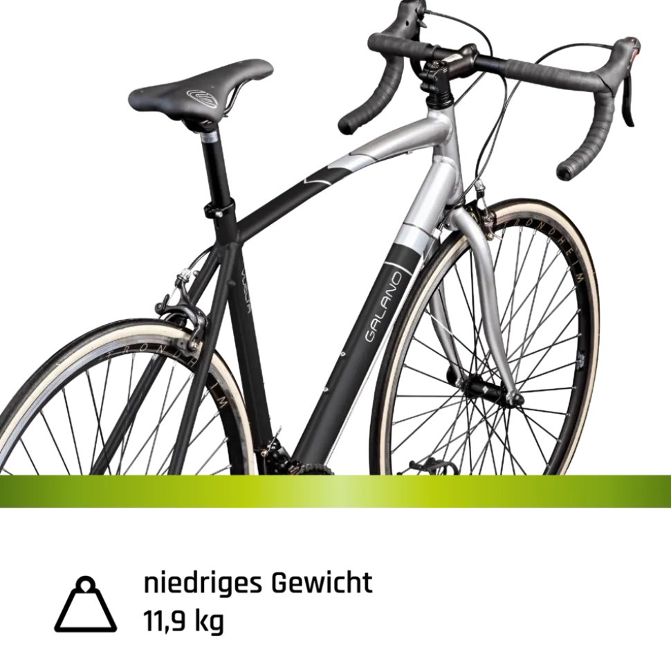 Galano Vuelta STI Rennrad Herren ab 150 cm Fahrrad Road Bike Fitnessrad Rennfahrrad für Einsteiger Tour 14 Gänge