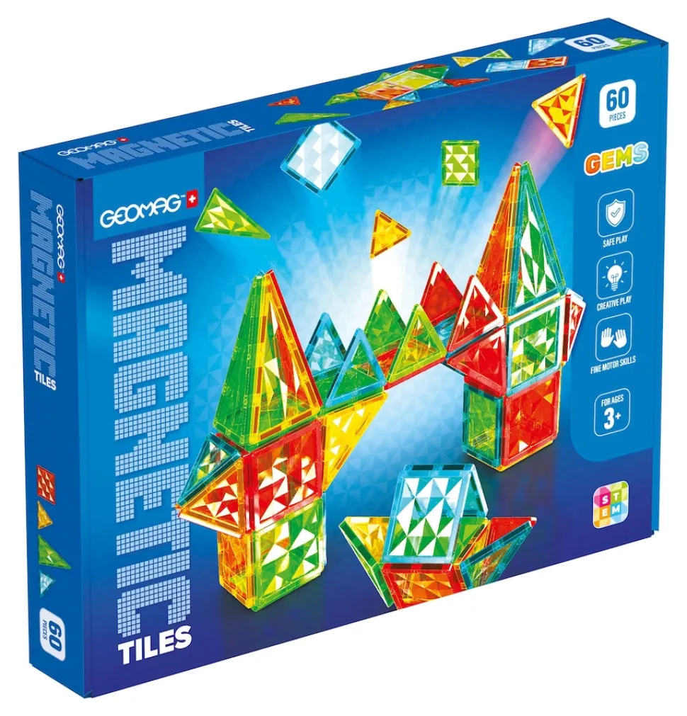 4103 Geomag Magnetic Tiles Gems 60