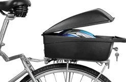 Gepäckbox, mit Quick-Release-System, Volumen: 11 Liter, Farbe: schwarz