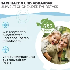 GLOBBER LEARNING BIKE – Aufsitzrad, Lernrad, 7 Zoll EVA-Bereifung, 4-rädrig, Sattel höhenverstellbar, salbei grün