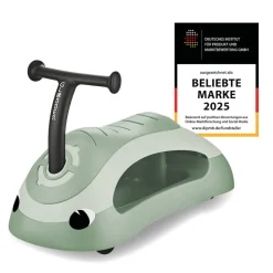 GLOBBER WALK N' ROLL 2in1 ECO – Lauflernwagen, Schiebeauto, Rutschauto, werkzeugloser Umbau, kippsicher, pistazie