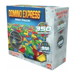 Goliath - Domino Express - Master Set L (350 Teile) Dominosteine, bis 9 Meter lange Strecken, ab 6 Jahren