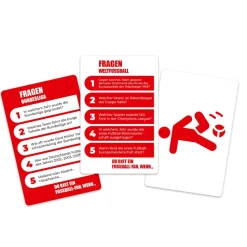 Gomazing Fußball Spiele Set Quizspiel und Trumpfstars Kartenspiel