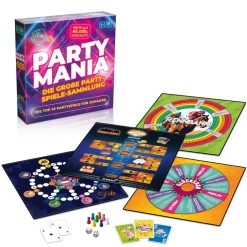 Gomazing Partymania Partyspiele Sammlung mit 33 Spielen ab 8 Jahren