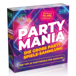 Gomazing Partymania Partyspiele Sammlung mit 33 Spielen ab 8 Jahren