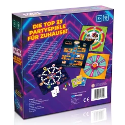 Gomazing Partymania Partyspiele Sammlung mit 33 Spielen ab 8 Jahren