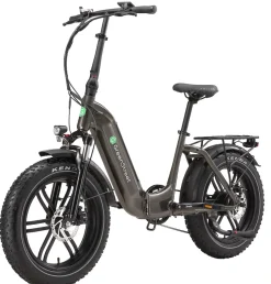 GreenStreet E-Bike Tiefeinsteiger Klapprad GS5 250 W 20 Zoll anthrazit