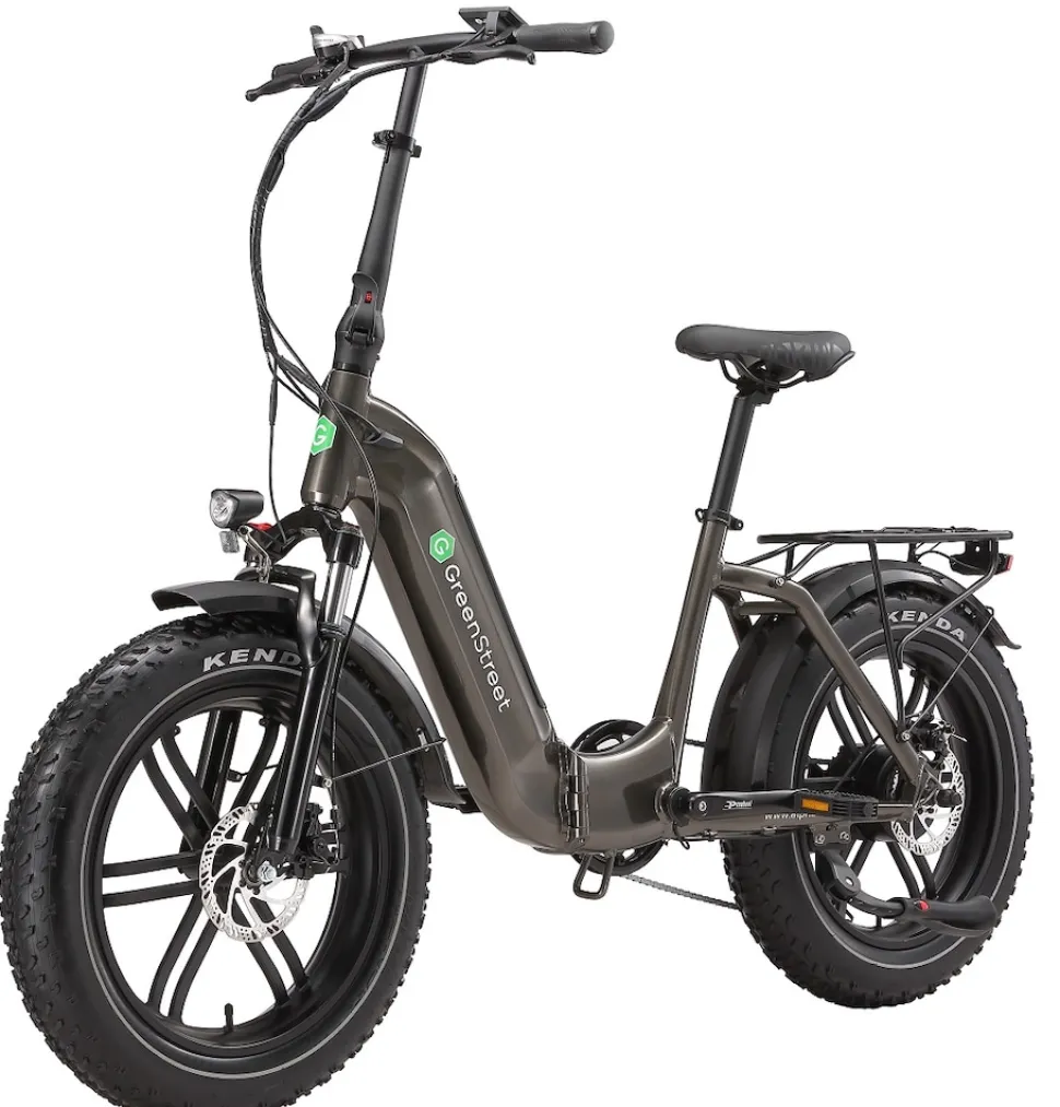 GreenStreet E-Bike Tiefeinsteiger Klapprad GS5 250 W 20 Zoll anthrazit