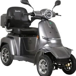 GreenStreet Elektromobil E-Mover Deluxe 1000 W 20 km/h dunkelgrau inkl. Topcase