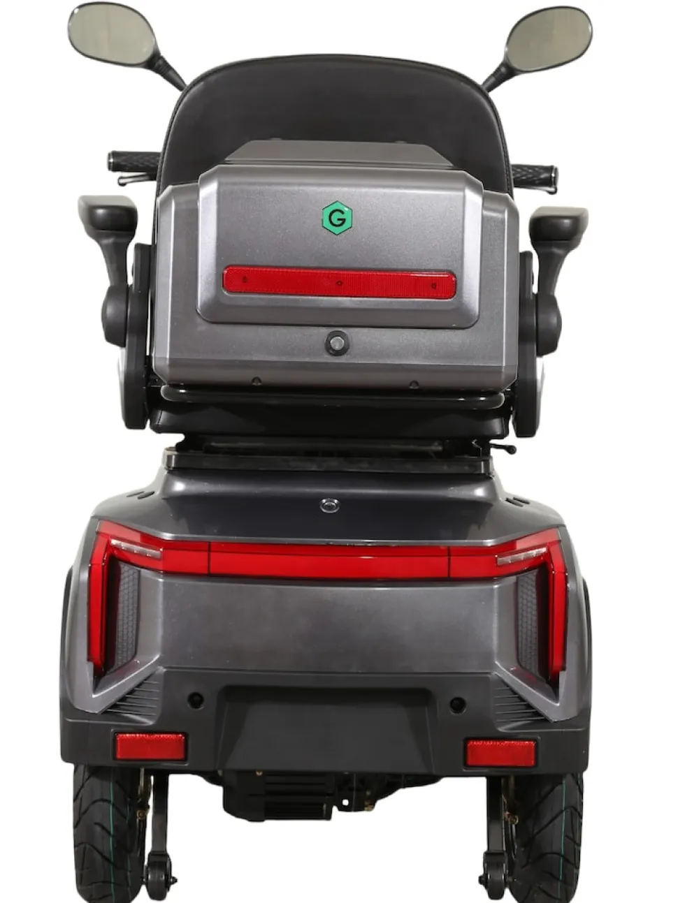 GreenStreet Elektromobil E-Mover Deluxe 1000 W 20 km/h dunkelgrau inkl. Topcase