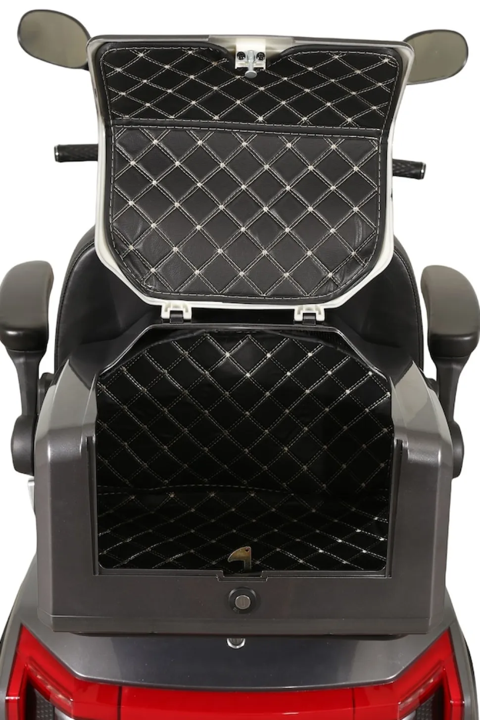 GreenStreet Elektromobil E-Mover Deluxe 1000 W 20 km/h dunkelgrau inkl. Topcase