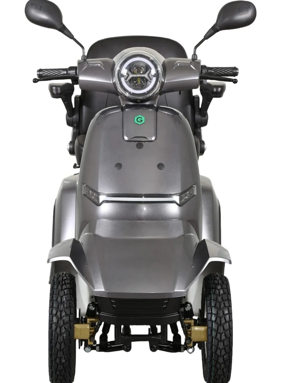 GreenStreet Elektromobil E-Mover Deluxe 1000 W 20 km/h dunkelgrau inkl. Topcase