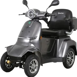 GreenStreet Elektromobil E-Mover Deluxe 1000 W 20 km/h dunkelgrau inkl. Topcase