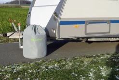 GreenYard Abdeckplane für Wohnwagen oder Wohnmobile Größe L 610 x 250 x 220 cm