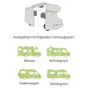 GreenYard Wohnmobil Schutzhülle Größe XL 870 x 235 x 275 cm Schutzhaube Ganzgarage Garage Abdeckplane Campingmobil