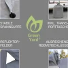 GreenYard Wohnwagen Abdeckplane mit Reflektoren Größe M | 550 x 250 x 220 cm