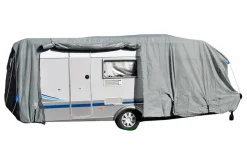 GreenYard Wohnwagen Abdeckplane mit Reflektoren Größe M | 550 x 250 x 220 cm