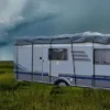 GreenYard Wohnwagen Schutzdach 850 cm Schutzhülle Wohnmobil Abdeckung Dach Garage