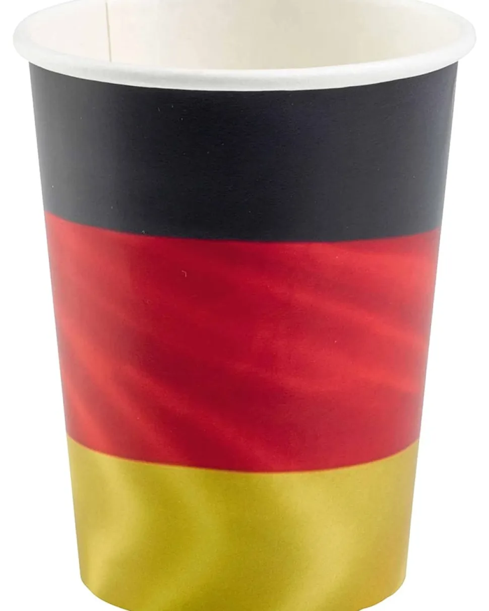 Großes Deutschland Fan-Set (30-teilig) EM WM anfeuern schwarz rot gold Fußallparty