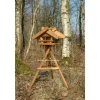 Großes Eiche-Vogelhaus Gartenwald mit Futtersilio