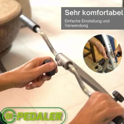 Gymform® Bewegungstrainer für Senioren klappbar - Fitnessgerät Bi Pedaler