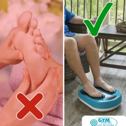 Gymform® Shiatsu Fußmassagegerät und Beinmassagegerät Leg Action