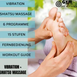 Gymform® Shiatsu Fußmassagegerät und Beinmassagegerät Leg Action