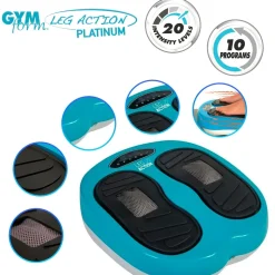 Gymform® Shiatsu Fußmassagegerät und Beinmassagegerät Leg Action Platinum