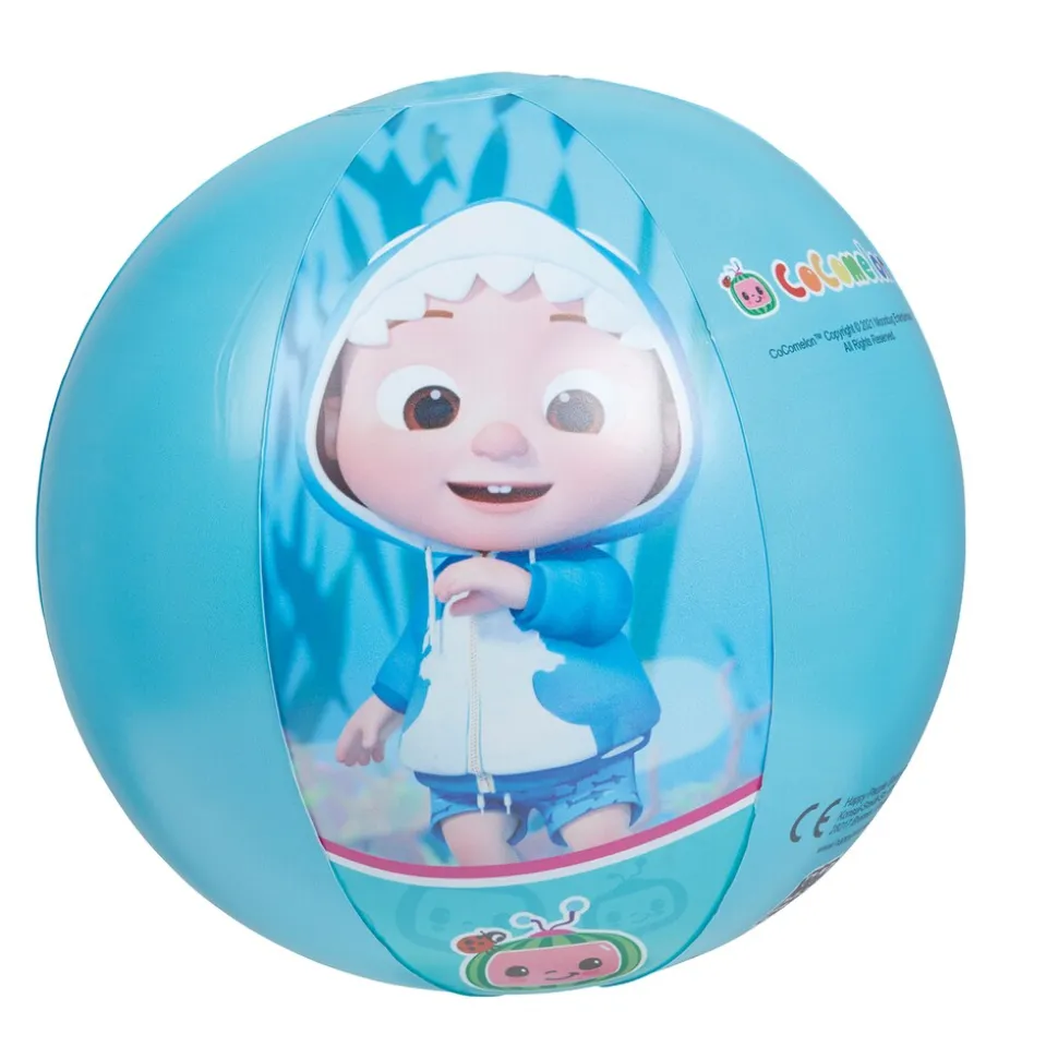 Happy People - Cocomelon 3er Strandset - Wasserball, Schwimmring & Luftmatratze