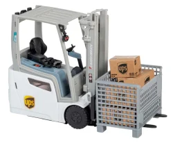 Happy People - Ferngesteuerter Gabelstapler - UPS Jungheinrich EFG 216 K Li-Ion (1:16) Spielzeuggabelstapler Stapler