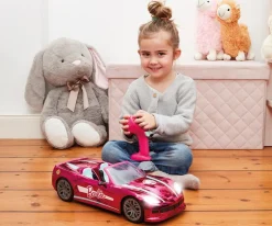 Happy People - Ferngesteurtes Auto - Barbie Dream Car (40 cm) mit Licht, kompatibel mit Barbie