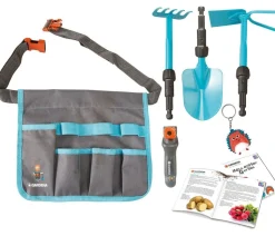 Happy People 16866 - GARDENA Gürteltasche 7-teilig inkl. Schaufel, Rechen, Hacke