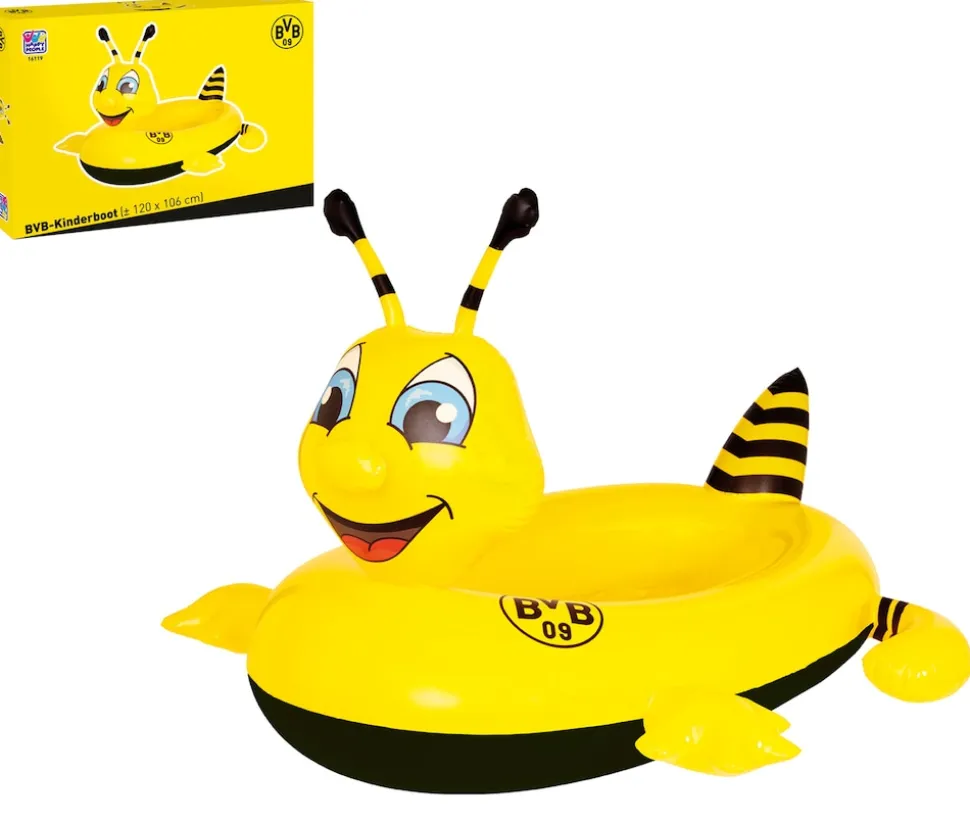 Happy People - Kinderboot - BVB Borussia Dortmund Emma (120x100x72cm) Schlauchboot Biene