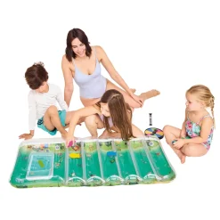Happy People 16698 - Tempo kleine Fische! Kinderluftmatratze - Das Wettschwimmen gegen die Zeit