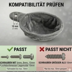 HAPPYPET Katzenhängematte für Kratzbaum Ø40 cm – XL Katzenmulde Ersatzteil – Stabile Liegemulde mit Metallrahmen – Katzenbett Kratzbaum – belastbar bis 15 kg, Creme | Creme