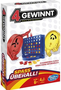 Hasbro Gaming Gewinnt Kompakt, 2 Spieler, ab 6 Jahren