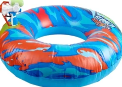 Hasbro Nerf Super Soaker Hydro Battle Cruiser Schwimmring mit Wasser Blaster für Pool und Sommer