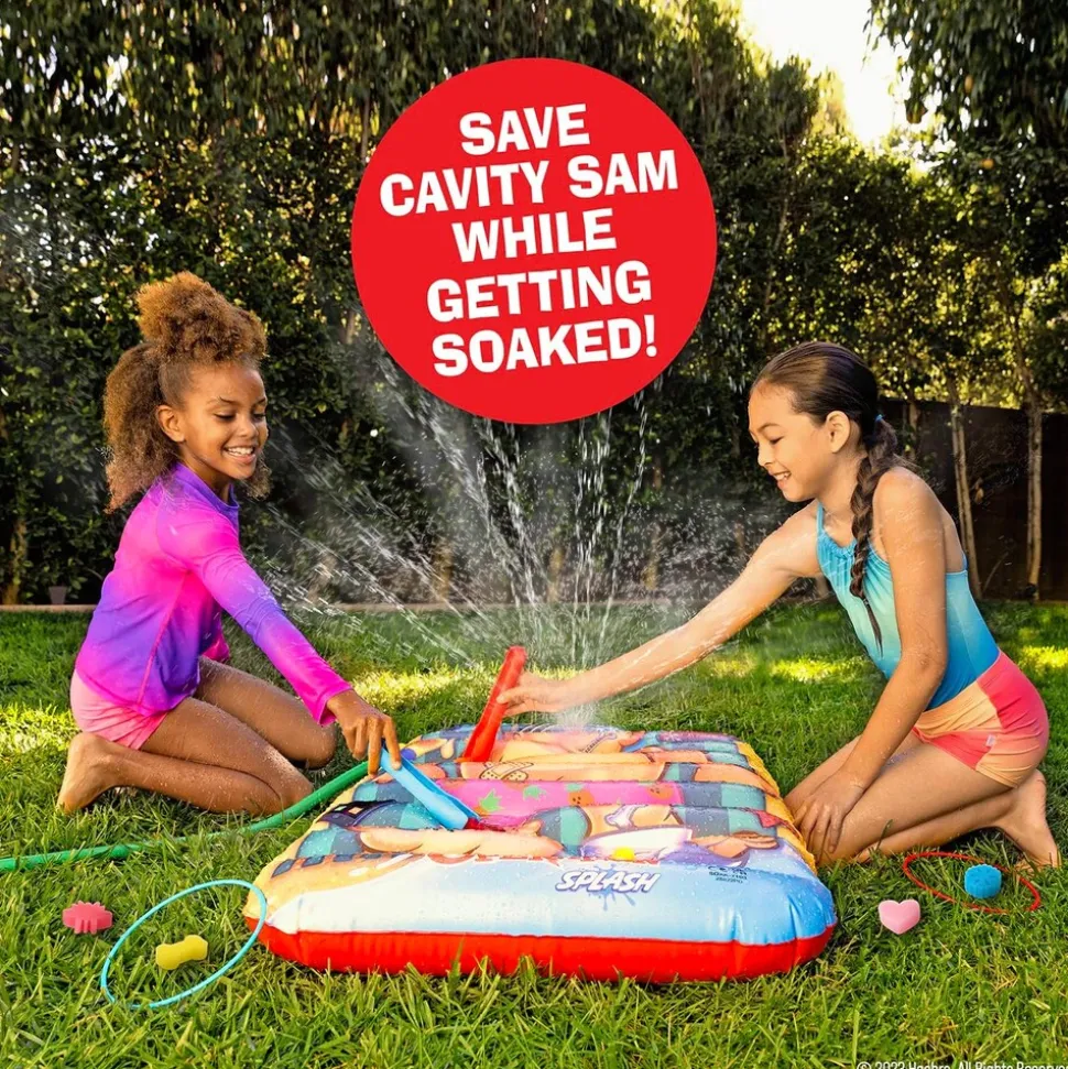 Hasbro Operation Splash Spritzmatte Spielmatte Geschicklichkeit Spiel Sommer Kinder ab 4 Jahren