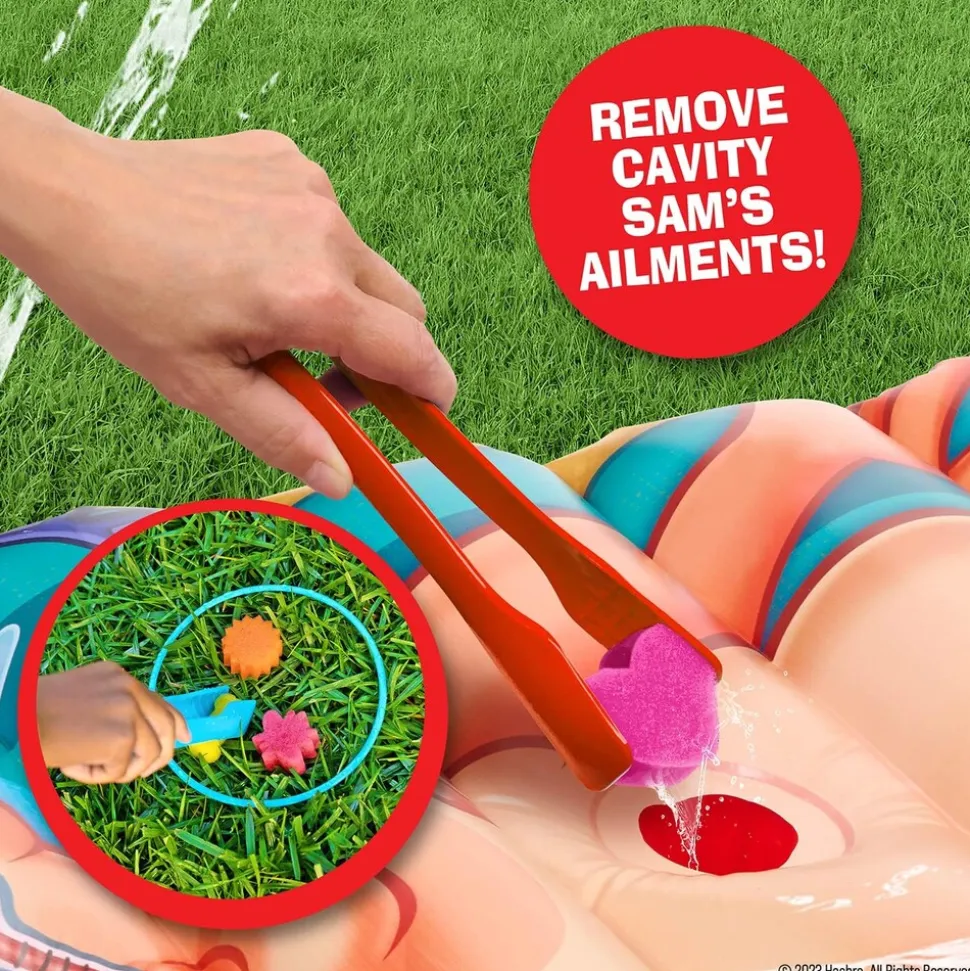 Hasbro Operation Splash Spritzmatte Spielmatte Geschicklichkeit Spiel Sommer Kinder ab 4 Jahren