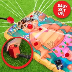 Hasbro Operation Splash Spritzmatte Spielmatte Geschicklichkeit Spiel Sommer Kinder ab 4 Jahren