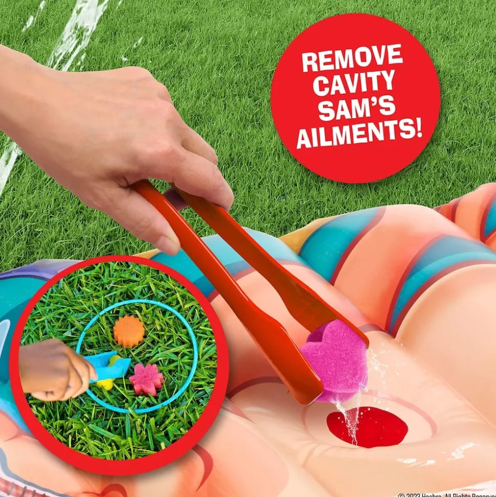 Hasbro Operation Splash Spritzmatte Spielmatte Geschicklichkeit Spiel Sommer Kinder ab 4 Jahren
