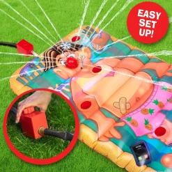 Hasbro Operation Splash Spritzmatte Spielmatte Geschicklichkeit Spiel Sommer Kinder ab 4 Jahren