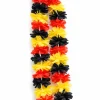 Hawaiikette Deutschland Fanartikel Blumenkette Schwarz Rot Gold Fußball Party