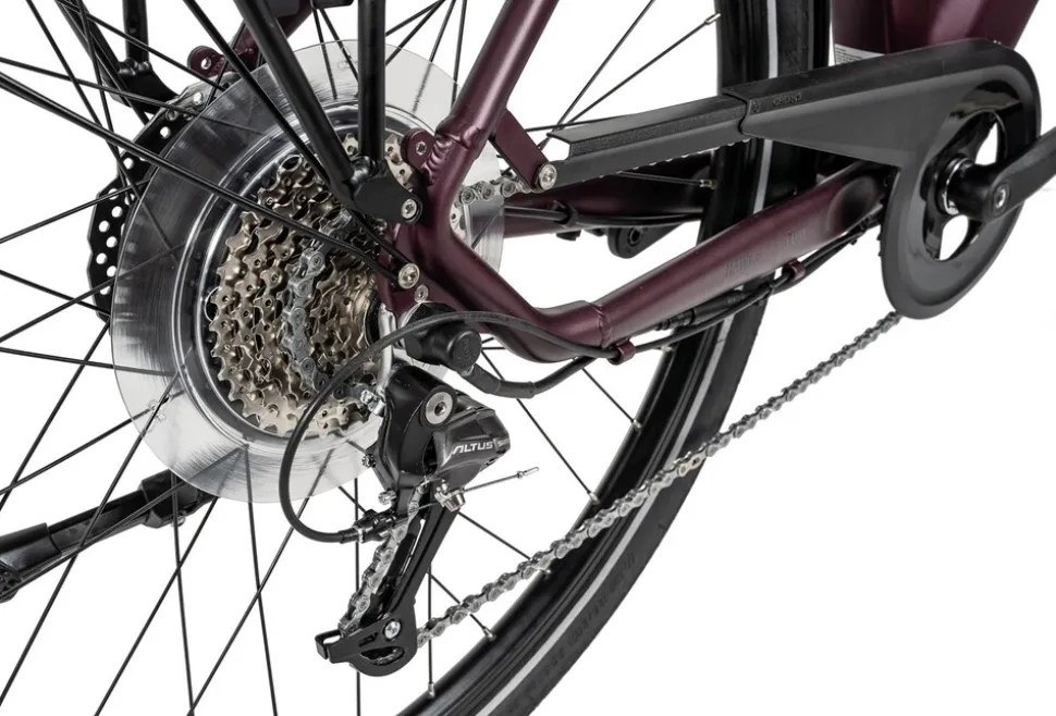 Hawk E-Trekking Lady E-Trekkingrad Damen 28 Zoll 50 cm Wave - Bordeaux